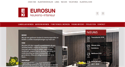 Desktop Screenshot of eurosunkeukens.be